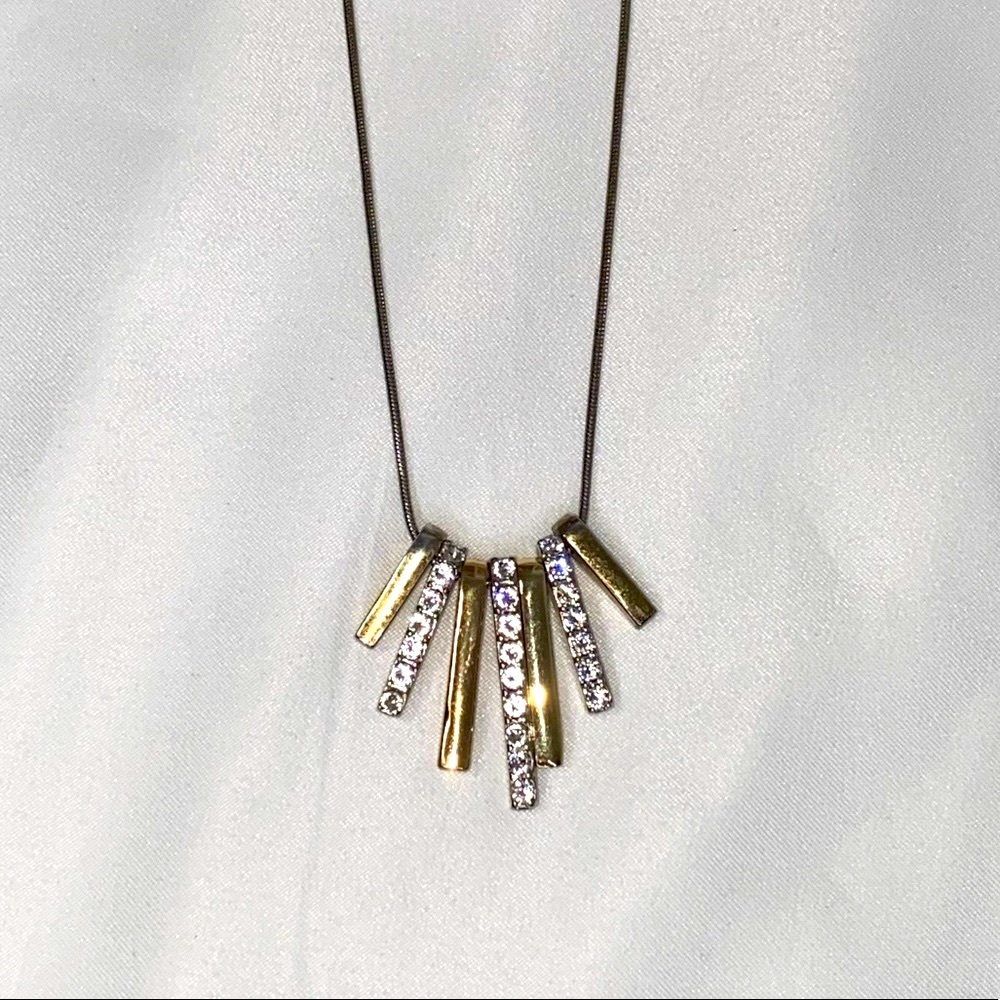Two toned Statement necklace